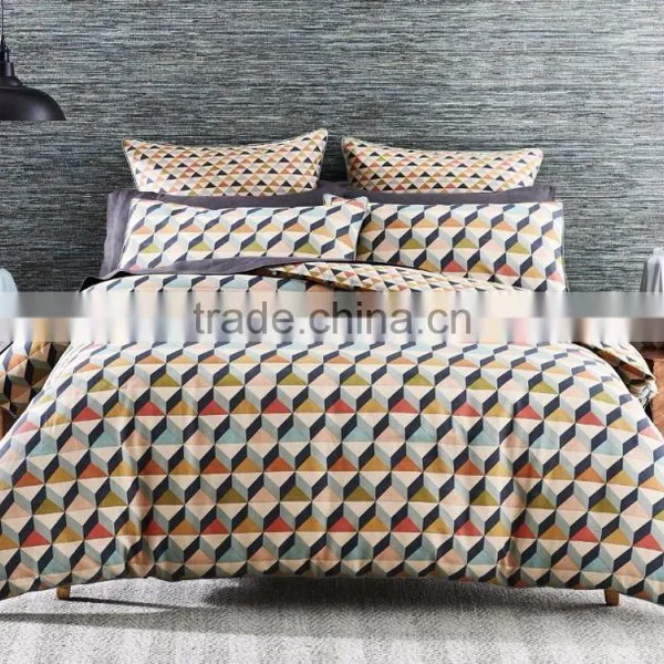 Printed on Linen-look Cotton Quilt Cover photo-6