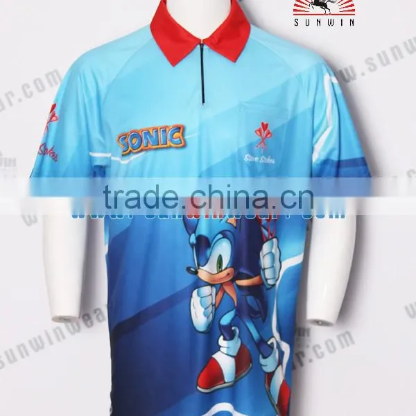Custom Dart Shirt Polyester Dart Shirts With Pocket Fashion Mens Darts Shirt photo-5