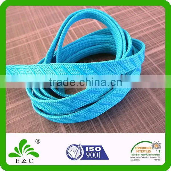 Oeko-tex100 Custom Color Silicone Stripe Anti-slip Nylon Webbing photo-2