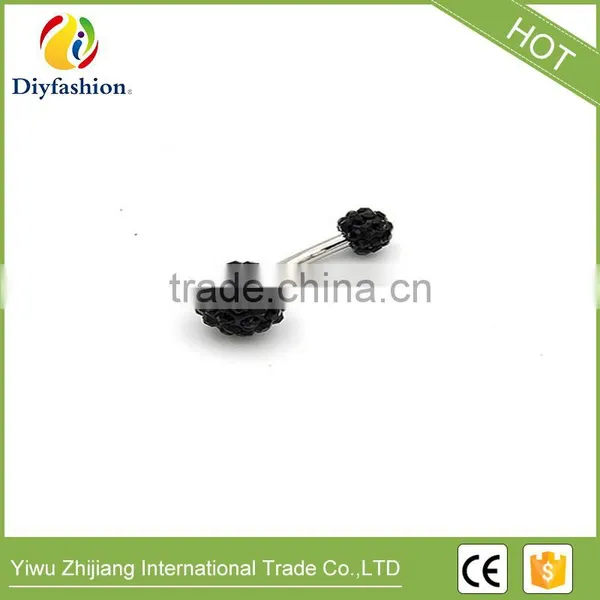 Fashion Diamond Crystal Ball 5mm Colorful Disco Ball Belly Button photo-3