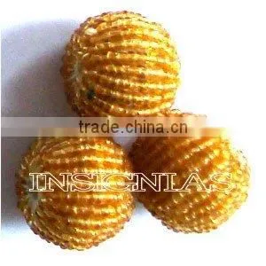 Hand made beaded beads