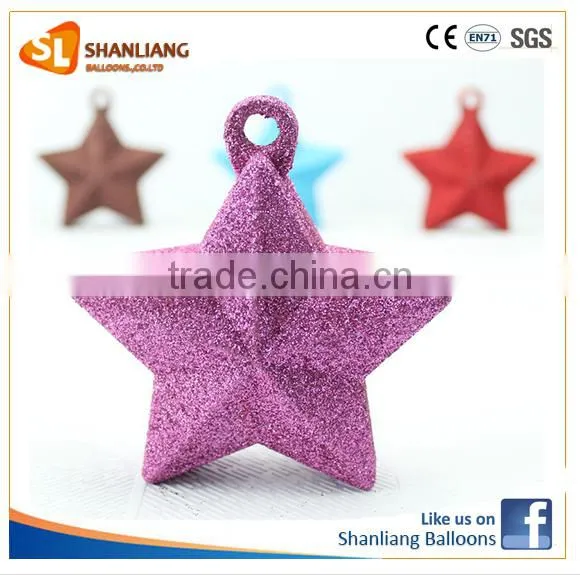 1pcs 98g Five Star shape Mix Color balloon weight