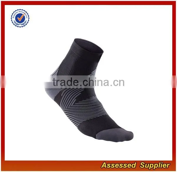 Best Quality Custom Graduated Ankle Compression Sport Crew Socks for Running JH52 photo-3