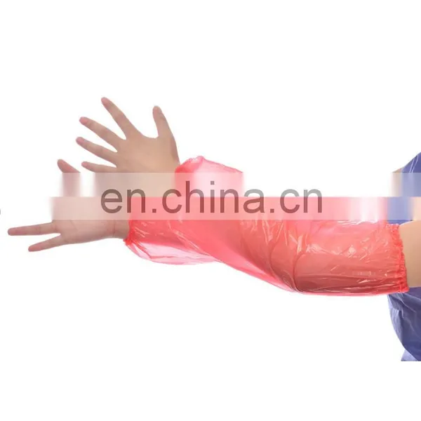 Polythene Soft Economic Waterproof Oil- Proof Disposable Arm Sleeves PE Over Sleeves photo-3