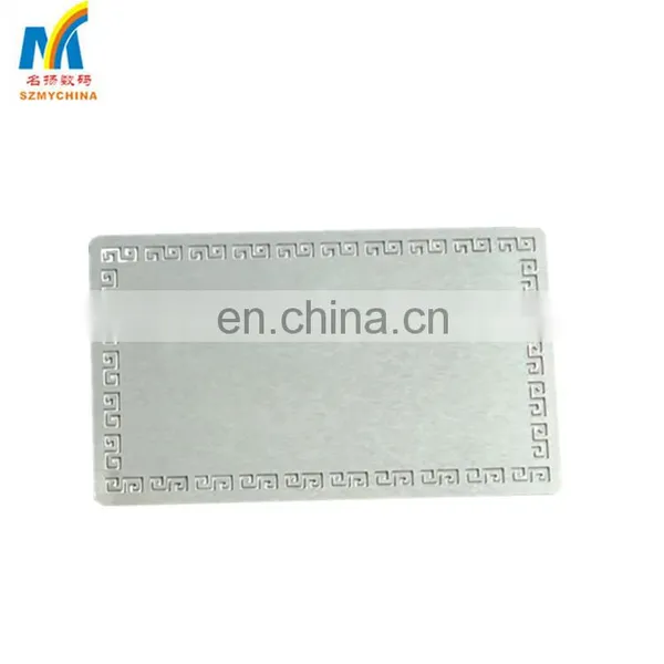 Wholesale Diy 0.45mm Straight Sublimation Blank Metal Business Card for Sale photo-2