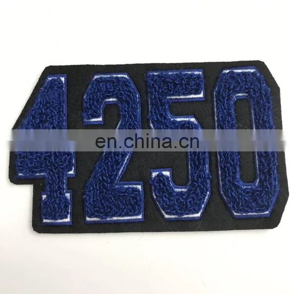 Wholesale Chenille Custom Rose Embroidered Embroidery Patch photo-5