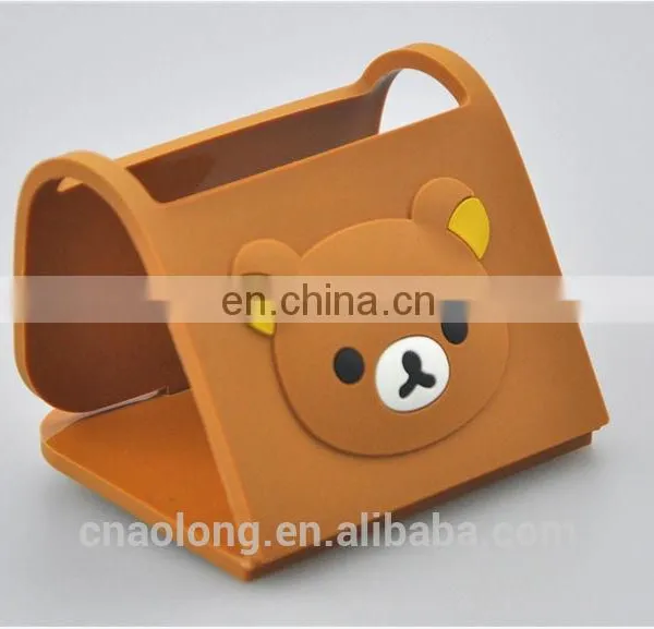 Cute Promotion Gifts Custom Soft Pvc Phone Stand/rubber Mobile Phone Holder