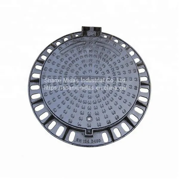 EN124 Cast Iron Rain Manhole Cover Weight, Communication Manhole Cover photo-2