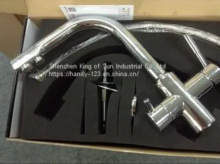 Three Ways Brass Kitchen Mixer photo-3