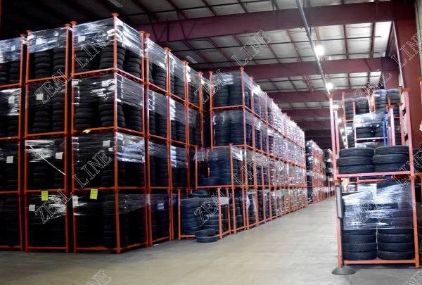 Movable 60X60 Inch Metal PCR Tire Tyre Collapsible Stacking Storage Pallet Rack photo-5