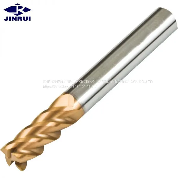 HRC 45-68 Solid Carbide End Mill for Metal 4flute With Coating Welcome OEM