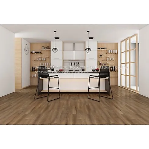 Waterproof Eco-Friendly Wood Grain PVC Vinyl Flooring photo-4
