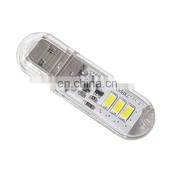 Portable Mini Usb Led Light Charging Treasure USB Night Light With Touch Switch photo-4