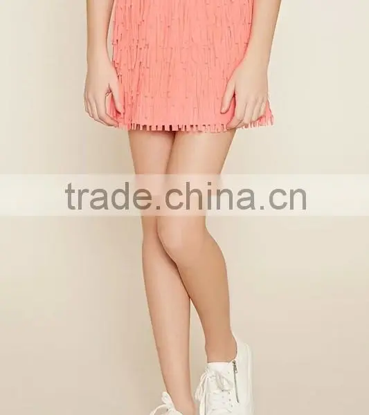 Girls Wearing Short Skirts 2016 Summer Fancy Tassel Fringe Mini Skirt photo-2