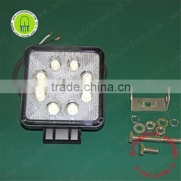 27W LED Work Light 5.1inch Epistar Chip 1800lm 12V 24V Diecast Aluminum Shell