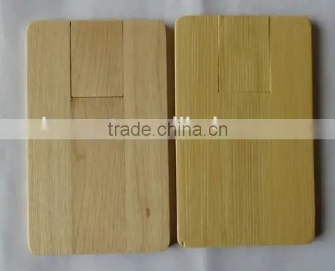 Wholesale Eco-friendly Antivirus Wooden Credit Card Usb, Wooden Credit Card Usb Flash Drive photo-3