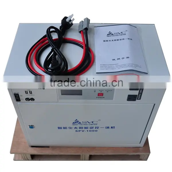 ALL-IN-ONE 600W Pure Sine Wave AC/DC Output LCD/LED 12V/24V Solar Power System photo-2