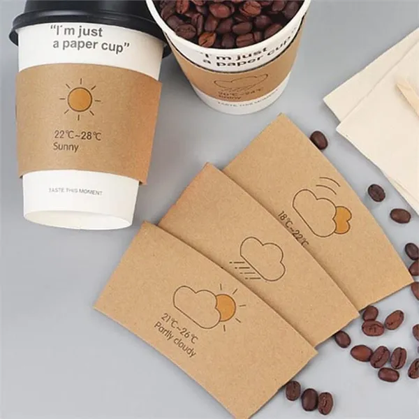 Disposable Kraft Paper Cup Holder