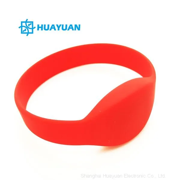 Customized Color Passive NFC Bracelet RFID Silicone Wristband for GYM Fitness Center photo-2