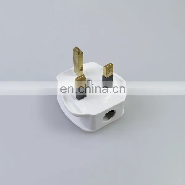 Top Quality Type 13A Outlet UK Standard Grounding White Smart Plugs photo-3