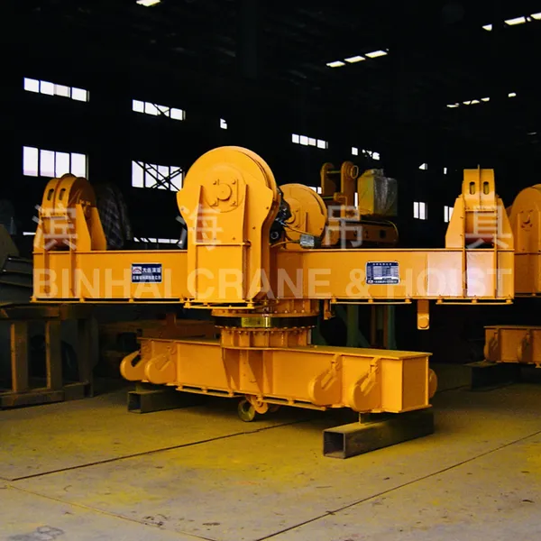 Electric Rotary Crane Spreader Beam Heavy Duty Rotary Lifting Beam Sling Lifting Tool Hanging Beam for Shipyard Paper Roll Coil Steel Mill Mine Metal Plant Crane Multiscene Application