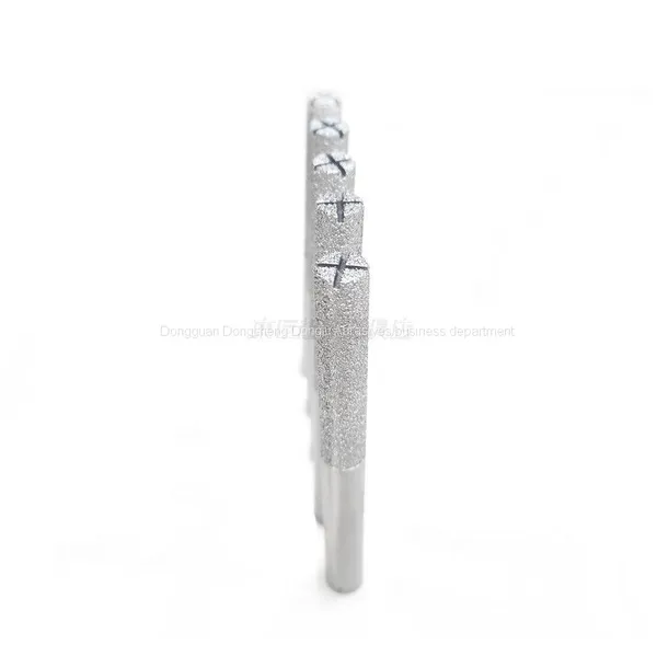Customized Cross Groove Brazed Grinding Head 10mm Carbon Fiber Drilling and Edge Trimming Tolerance Small Diamond 50 Mesh photo-5