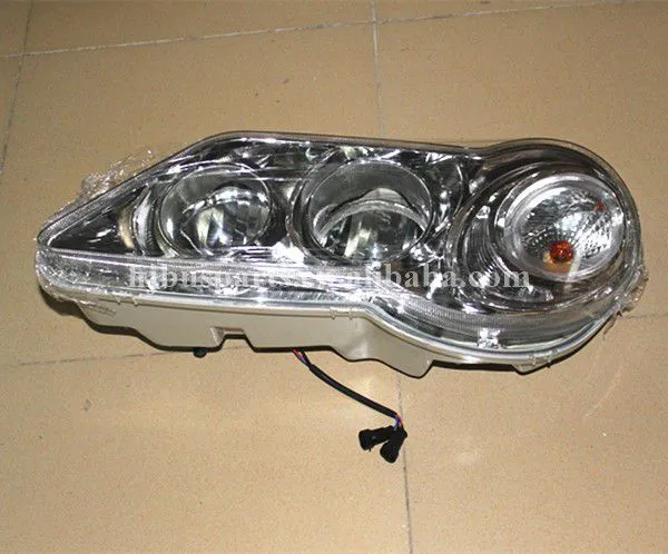 China Auto Parts Manufacturers China Auto Parts HJQ-080-LH Replacement Head Lamp for Kinglong Bus Led Lights 24v for Buses photo-3