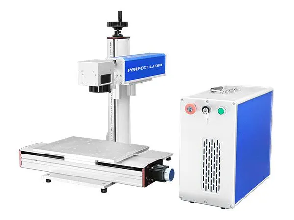 Desktop Cheap Price Durable Seamless Splicing 30 W Split Optical Fiber Marking Machine Jewelry Gold Stainless Steel photo-3