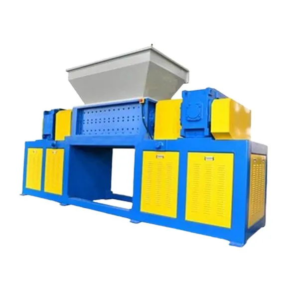 Automatic Double Shaft Shredder With PLC Control for Plastic Waste Management photo-2