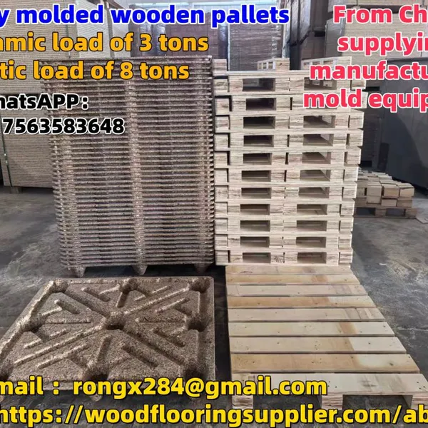 Cost-Effective Molded Wood Pallets — Factory Direct Supply — Versatile for Warehousing, Internal Circulation, and Export photo-3