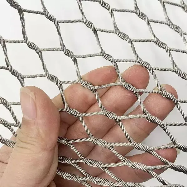 7x19 Construction Stainless Steel Rope Mesh for Anti-Theft Applications