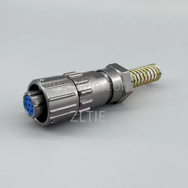 FQ14 Series 7-Pin Straight Wire Spring Female Plug photo-3
