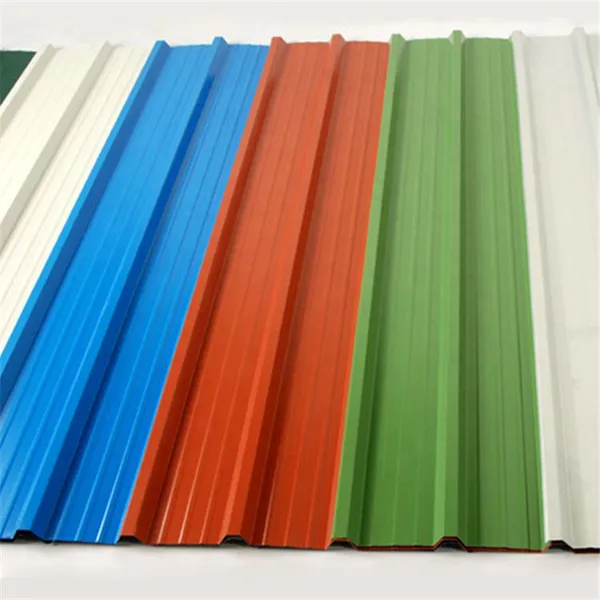 ISO Certification Hot-Dipped Galvanized Color Coated Corrugated Metal Roofing Plate for Construction photo-4