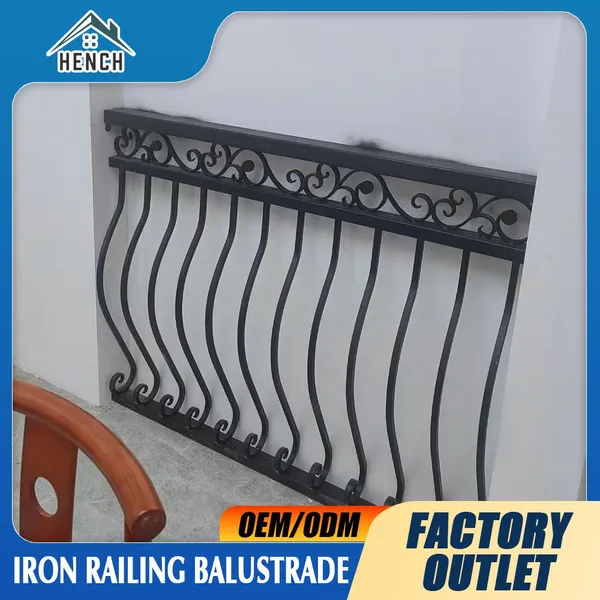 Wholesale Fancy Wrought Iron Railing China Balcony Balustrades photo-4