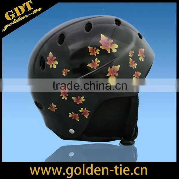 In Mould Cool Design Ski Helmet With Water Decal