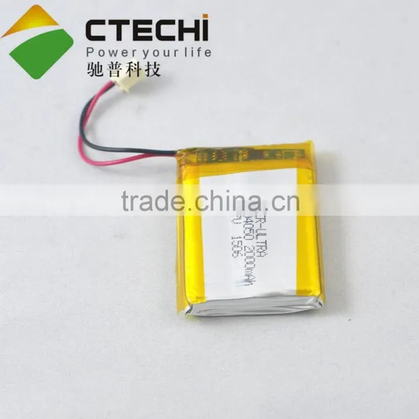 3.7V 2000mAh 104050 Polymer Battery photo-2