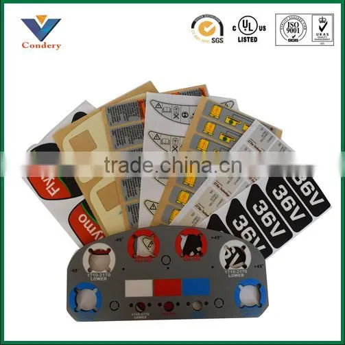 New design Silk screen printing label adhesive sticker