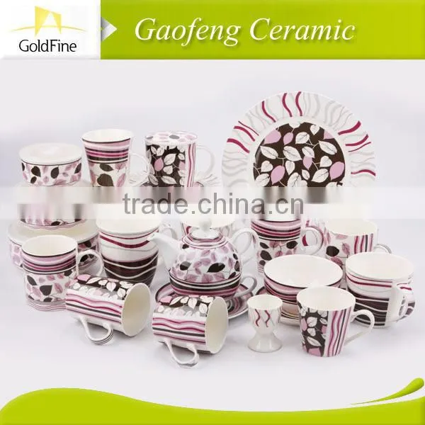 14PCS Hot Sale Poland Porcelain Dinnerware Set photo-2