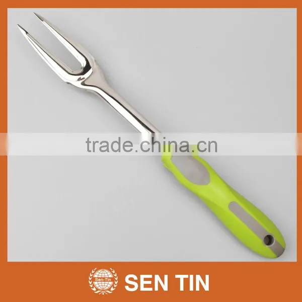 KU-B08TPR Stainless Steel Meat Fork with PP & TPR handle Kitchen Tool