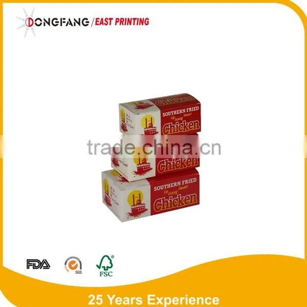Food Grade Paper Roast Chicken Box Packaging Box Hot Salepaper Fried Chicken Box photo-3