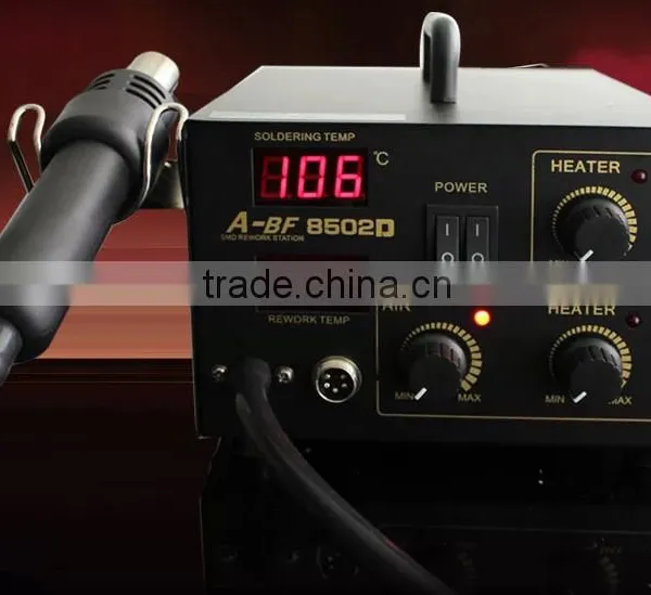 8502D Dual Display Hot Air Soldering Station, 2 in 1 Hot Air Gun Repair Tool photo-2