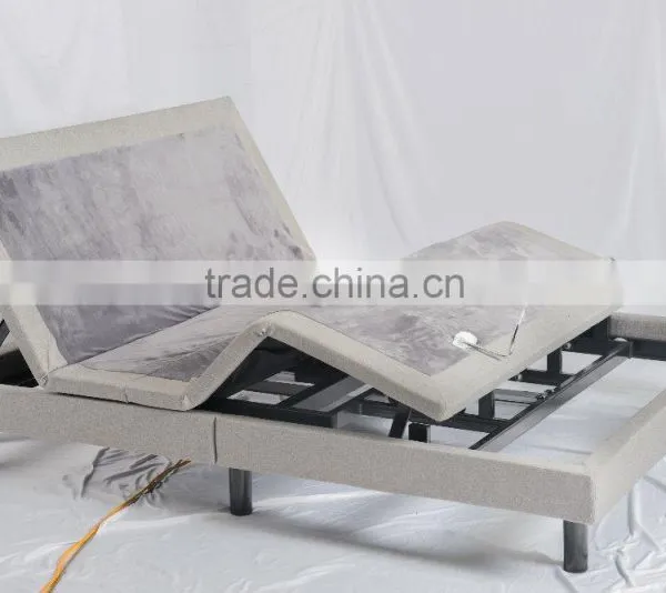 China High Quality Full Size Bed Adjustable Bed Frame photo-2