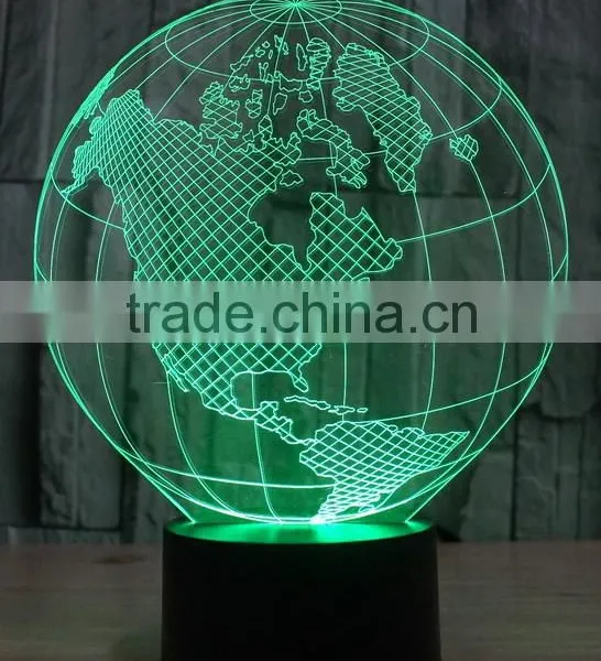 3D Map of North America photo-3
