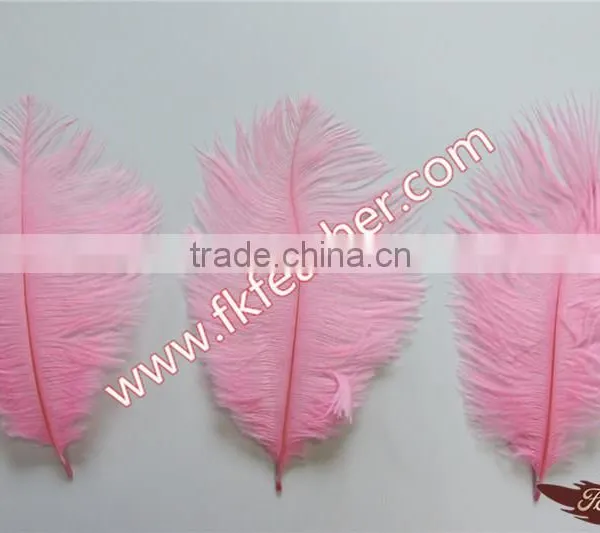 Wholesale Natural Craft Small Pink Ostrich Feather Bulk Fabric For Wedding Supplies Decoration photo-2