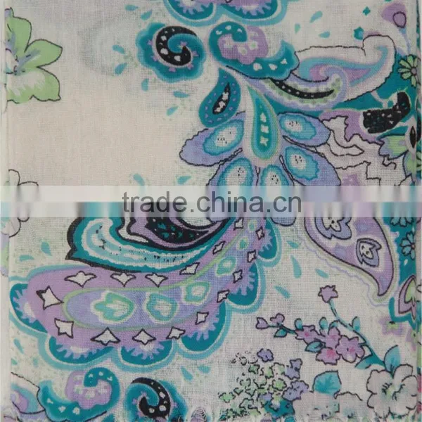 Fashen Fashion Viscose Silk Shawl Scarf Supplier photo-2