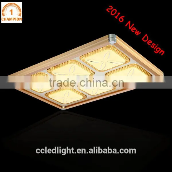 2016 Fashion Square Led Lights Ceiling Surface Flush Mount 30W 60W 750X750mm photo-4
