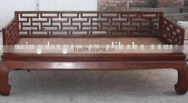 Home Furniture, Oriental Antique Luohan Bed Furniture, photo-5