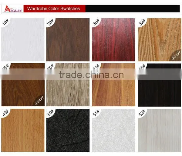 New Design Xinyuan Elegant Bedroom Custom Wooden Cheap Wardrobe Closet photo-6