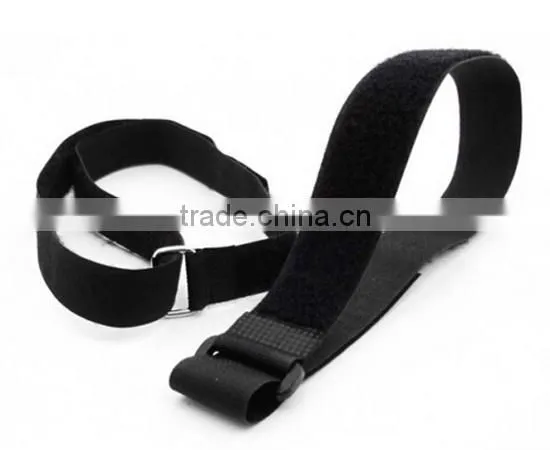 100% Nylon Binding Customized Hook and Loop Straps With Metal Buckle photo-6