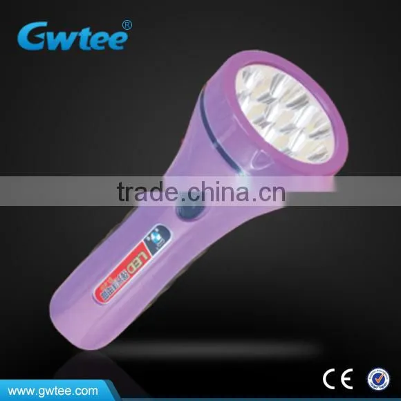 Plastic Smart Camping Led Rechargeable Bright Flashlight Torch photo-3